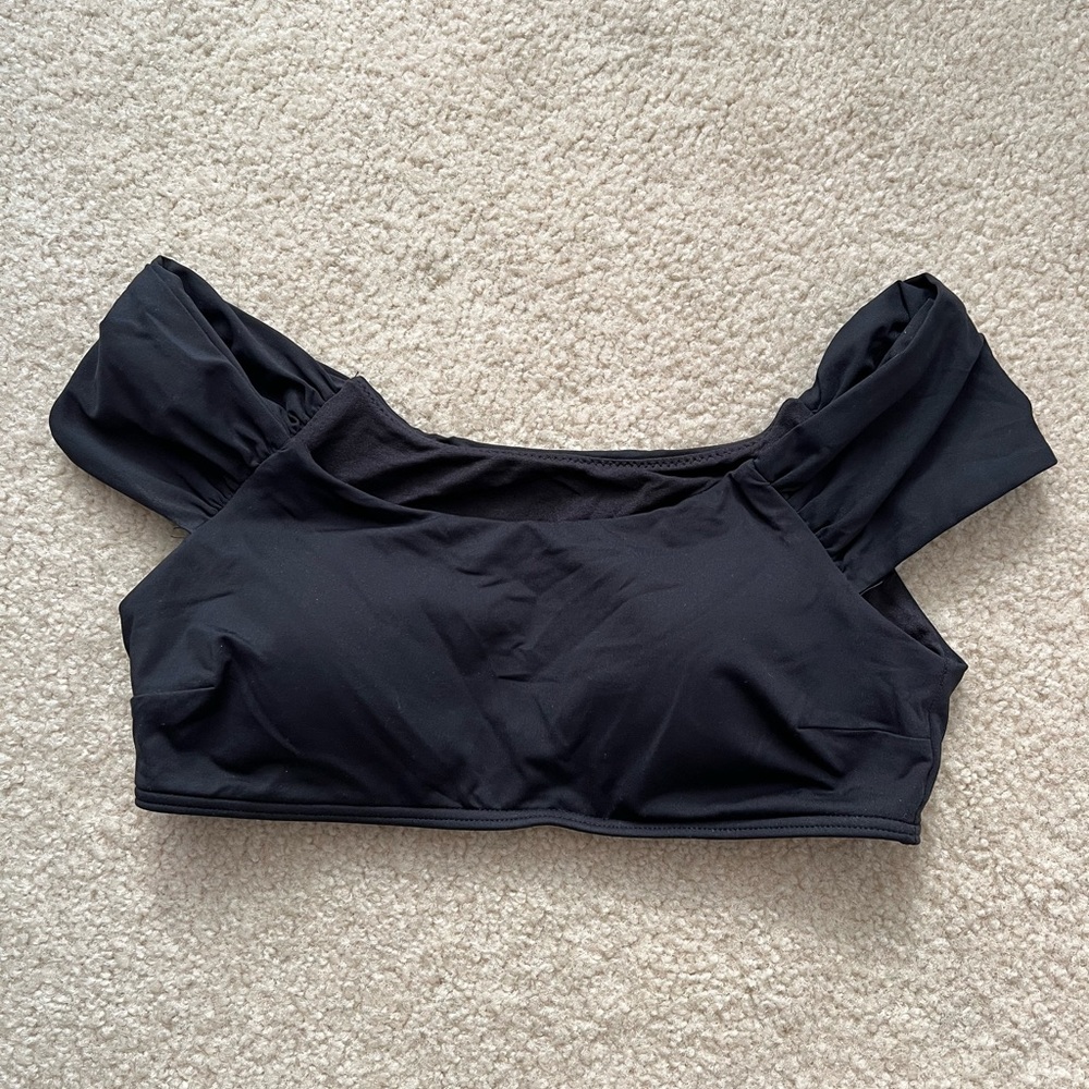 Black bikini top